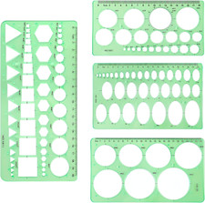 4 Pcs Circular Templates for