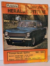 TRIUMPH SPITFIRE MK1,MK2,MK3,MK4 & 1500,HAYNES WORKSHOP MANUAL 1961-1980
