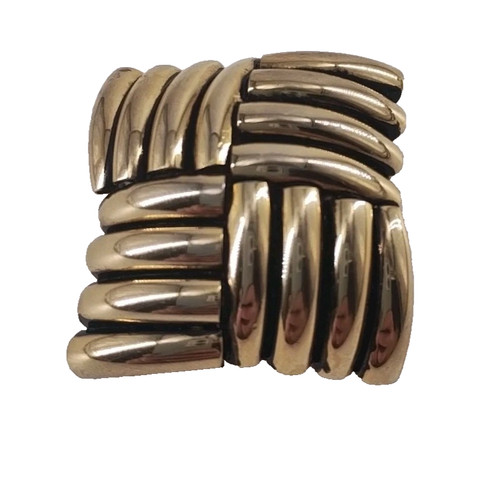 Gold tone square - gold, scarf