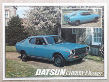 Datsun Cherry FII Coupe Brochure / Leaflet 1977 - 1200
