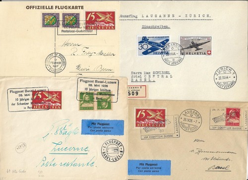Lot letters - ch, mix