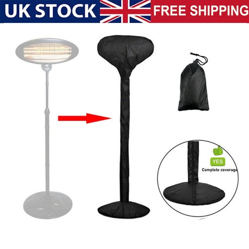 Electric black patio heater - electric,