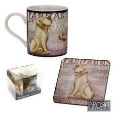 Pedigree Pals Mug & Coaster Gift Set  Golden Labrador