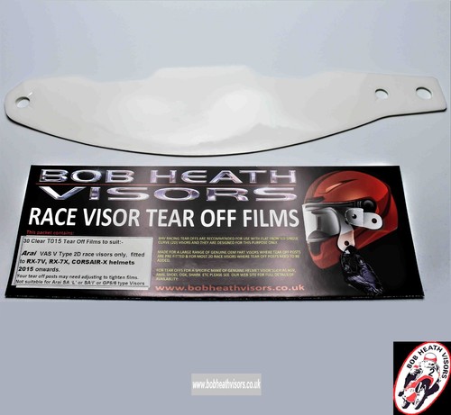 Visor tear offs fit arai - to,