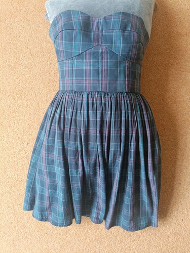 Jack wills y2k corset tartan - jack,