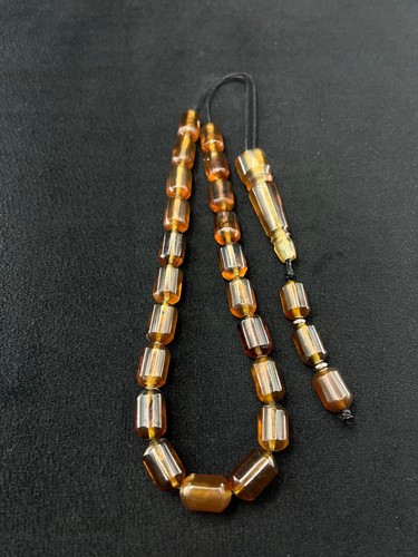Vibrant blue amber - blue,