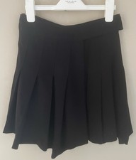 COLLUSION Pleated Mini Kilt In Black Size 8 UK