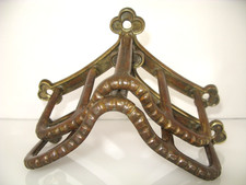 PAIR OF ANTIQUE BRASS / BRONZE