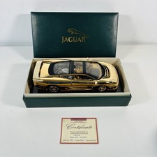 Maisto 1/18 Scale Diecast 22ct Gold Plated Jaguar XJ220 361/10000