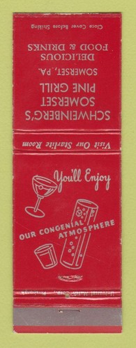 Matchbook cover - cover,
