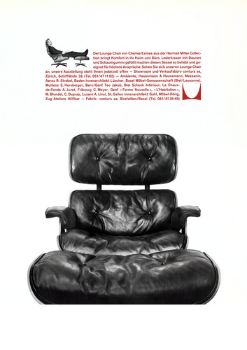 1959 eames lounge - chair, swiss