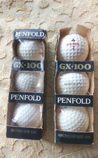 VINTAGE PENFOLD GX100 GOLF BALLS .X6 UNUSED