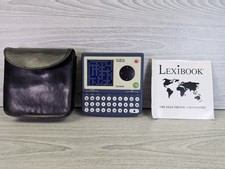 Lexibook CR1500 The Electronic Crossword Travel Game + Case & Instructions