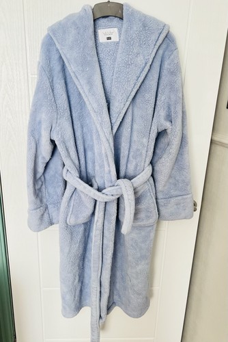 Women blue hooded fleece - blue,