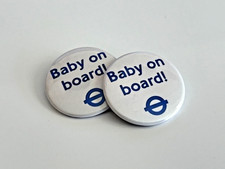 2 x Baby on board 38mm Brand