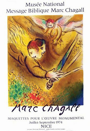Vintage 1974 chagall - vintage, art