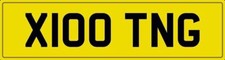 LOVE LOOTING NUMBER PLATE X100