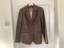 DuBarry Wool Check Tweed Jacket Size 10