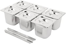 6X Gastronorm & Lid 1/6