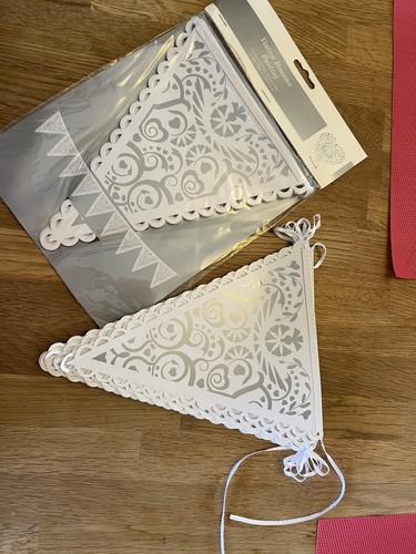 Vintage bunting with - vintage,