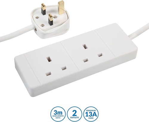 Way mains extension lead - 2,