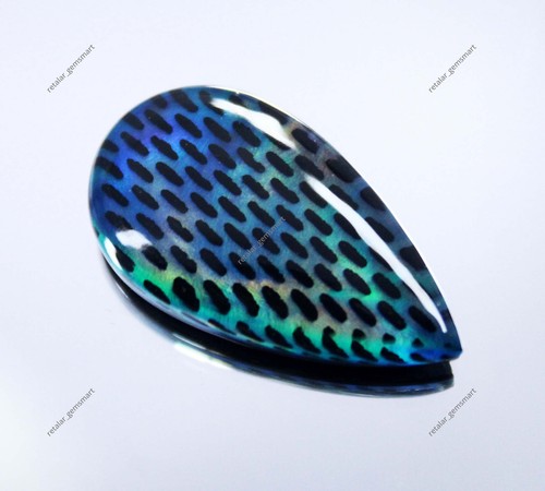 Fire opal doublet - 12.85,