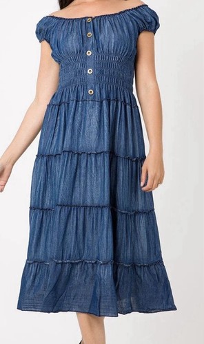 Womens denim bardot - womens,