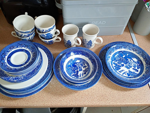 Churchill england blue white - england, &