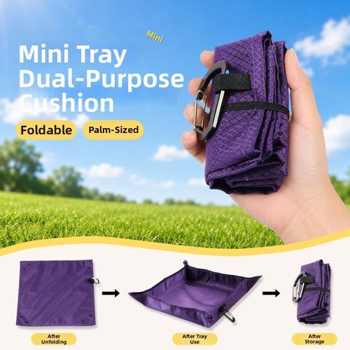 Folding seat cushion portable - folding,