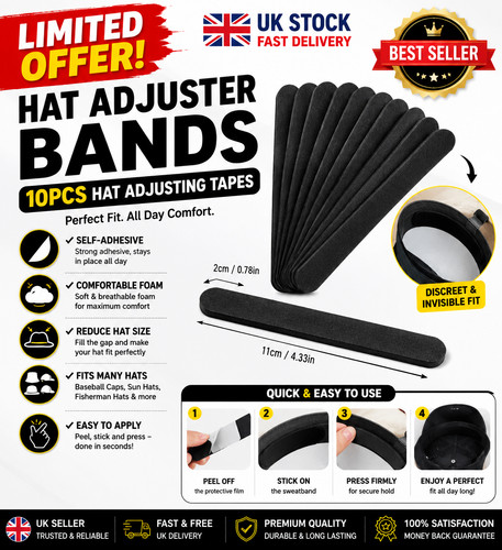 10pcs hat size tape - size,