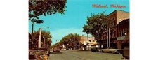 Midland MI: 1950s Downtown