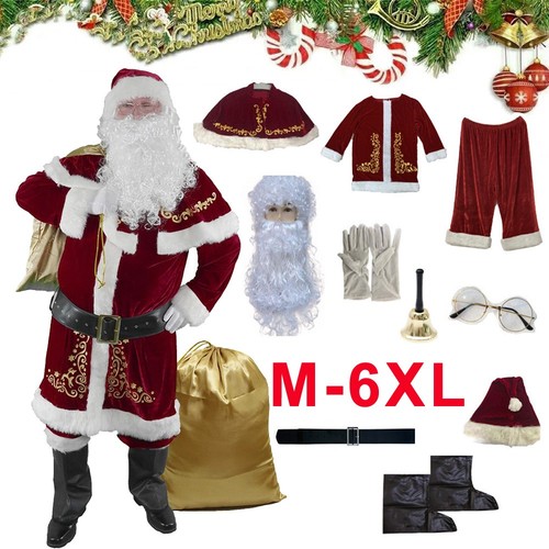 12pcs adult kids santa claus - adult,