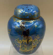 Vintage Crown Devon Fieldings 'Fairies' Pattern Pot Pourri Jar