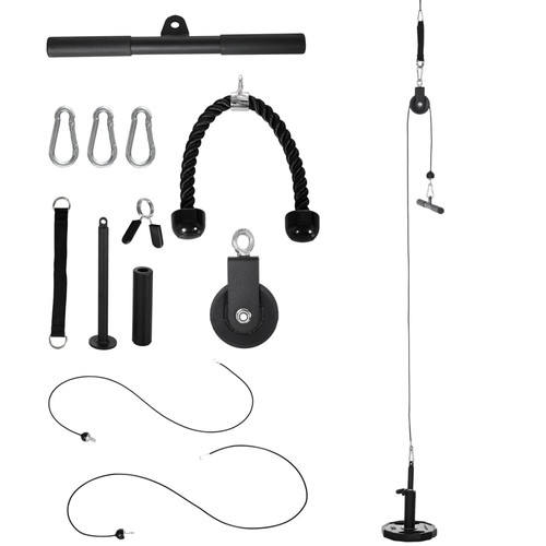 Cable pulley system lat - cable,