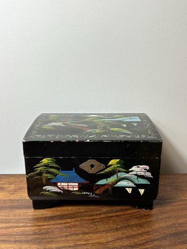 Vintage japanese black lacquer - japanese,