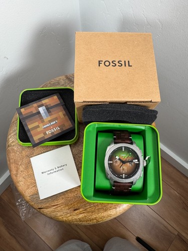 Fossil minecraft grass block - x,