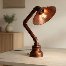 Industrial rustic pipe - industrial, table