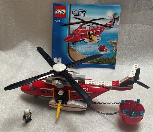 Lego 7206 fire helicopter - lego,