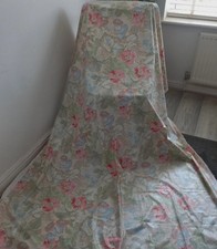 Vintage Sanderson "Exbury" Sateen Cotton Fabric Remnant W55" L80" (2 Metres)