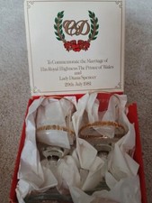 Vintage Royal Wedding Goblets