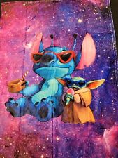 Baby Yoda And Stitch Fleece