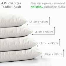 Organic Buckwheat Husk Pillow