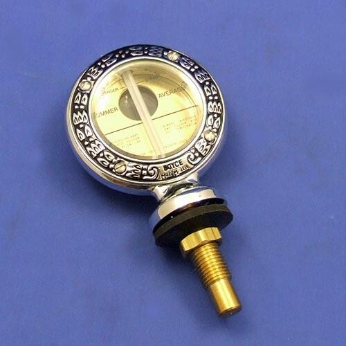 Small boyce moto meter chrome - small,