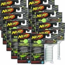 120 x Nerf Vortex Glow in the Dark Disc Ammo Refill for Nerf Toy Shooting Guns