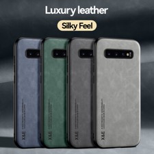 For Samsung S8 S9 S10 S10E Note 9 10+ Shockproof Magnetic Leather TPU Case Cover