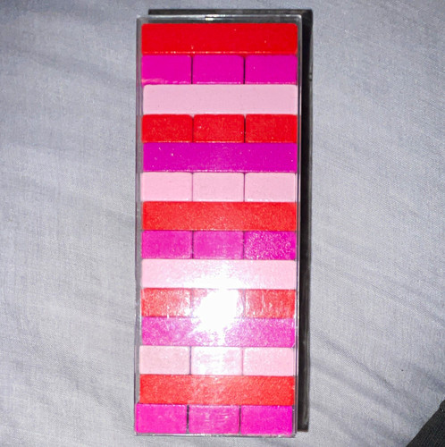 Jenga valentines day wooden - jenga,