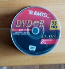 Brand New 25 Pack Emtec DVD+R