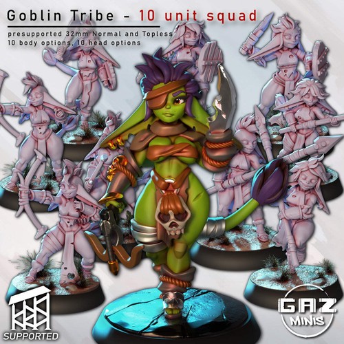 Goblin tribe miniatures - goblin,