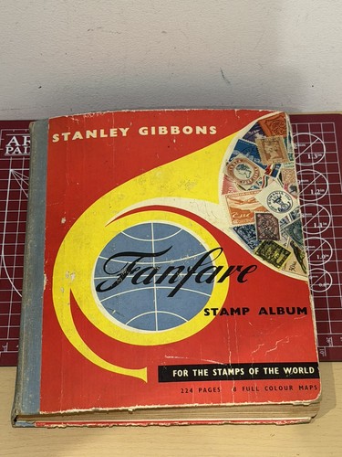Stanley gibbons stamp album - stanley,