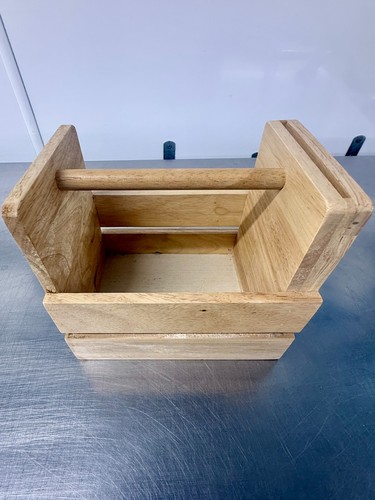 Wooden table caddy - wooden,